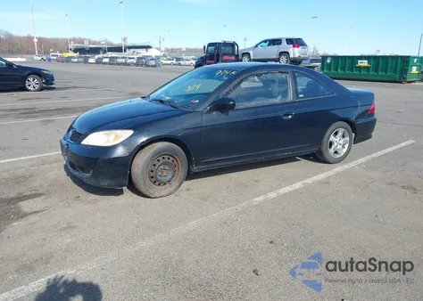 2004 Honda Civic Ex z USA, uszkodzony, nr VIN 1HGEM219X4L073773